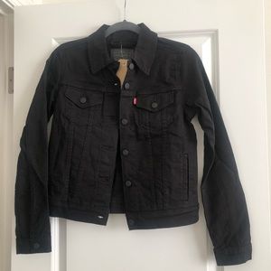 Levis black jean jacket